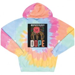 Unisex Tie-Dye Fleece Hoodie