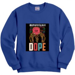 Unisex Film and Foil Crewneck Sweatshirt