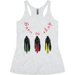 Ladies Slim Fit Super Soft Racerback Triblend Tank