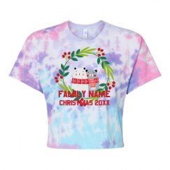 Women's Tie Dye Crop Top Tee