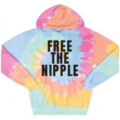 Unisex Tie-Dye Fleece Hoodie