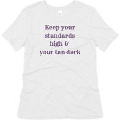 Ladies Relaxed Fit Super Soft Triblend Tee