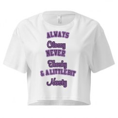 Ladies Festival Cali Crop Top Tee