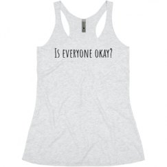 Ladies Slim Fit Super Soft Racerback Triblend Tank