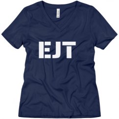 Ladies Relaxed Fit V-Neck Tee