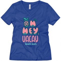Ladies Relaxed Fit V-Neck Tee