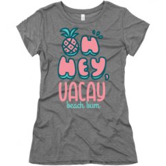 Ladies Slim Fit Super Soft Triblend Tee