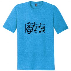 Music notes tshirt