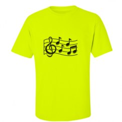 Unisex Ultra Cotton Safety Neon Crewneck Tee
