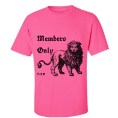 Unisex Ultra Cotton Safety Neon Crewneck Tee