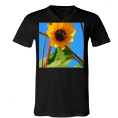 Unisex V-Neck Jersey Tee