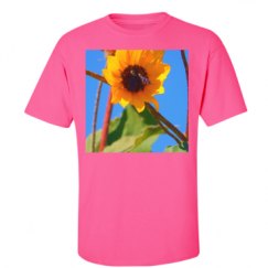 Unisex Ultra Cotton Safety Neon Crewneck Tee