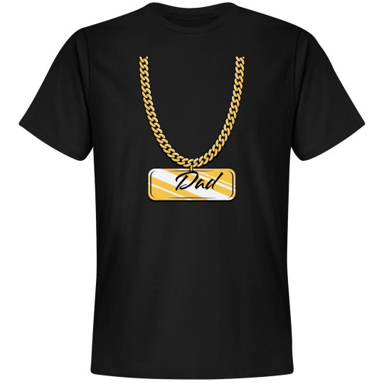 Dad Gold Chain Long Sleeve