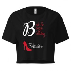 Ladies Festival Cali Crop Top Tee