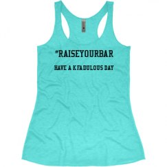 Ladies Slim Fit Super Soft Racerback Triblend Tank