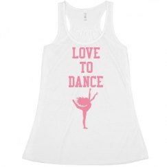 Ladies Flowy Racerback Tank