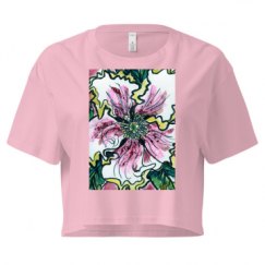 Ladies Festival Cali Crop Top Tee