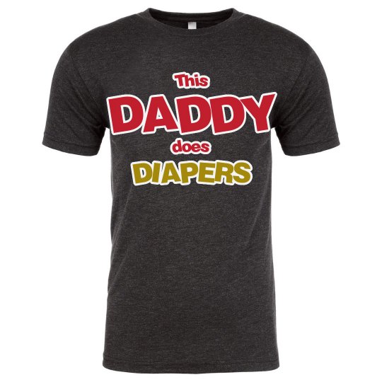 Daddy does diapers!