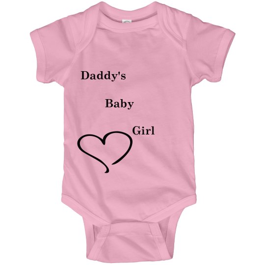 Daddy's baby girl onesie