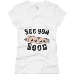 Ladies Slim Fit Basic Promo Jersey Tee