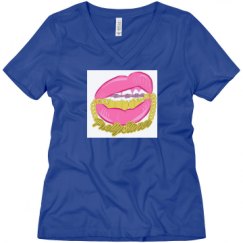 Ladies Relaxed Fit V-Neck Tee