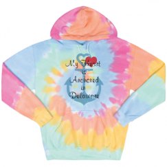 Unisex Tie-Dye Fleece Hoodie