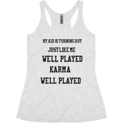 Ladies Slim Fit Super Soft Racerback Triblend Tank