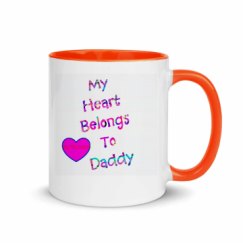 11oz Ceramic Mug with Color Inside