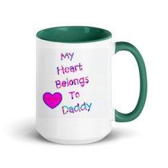 15oz Ceramic Mug with Color Inside