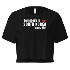 Ladies Festival Cali Crop Top Tee