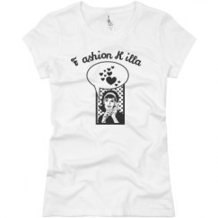 Ladies Slim Fit Basic Promo Jersey Tee