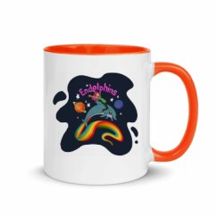 11oz Ceramic Mug with Color Inside