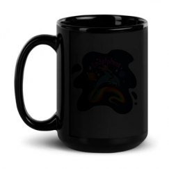 15oz Black Glossy Mug