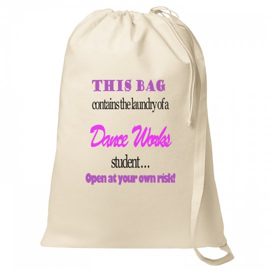 Dance Works laundry bag