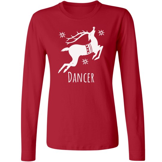 Dancer Reindeer Christmas T