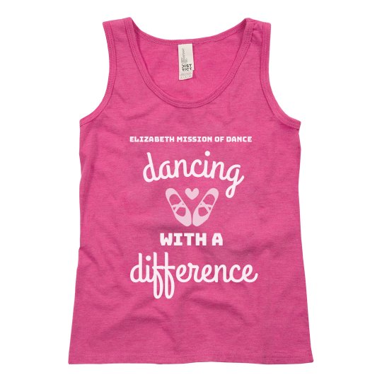 Dancing With A Difference Girl's Tank