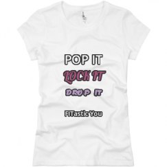 Ladies Slim Fit Basic Promo Jersey Tee