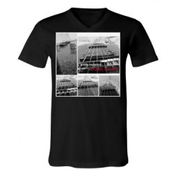 Unisex V-Neck Jersey Tee