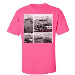 Unisex Ultra Cotton Safety Neon Crewneck Tee