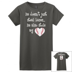 Stole My Heart Baseball T