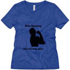 Ladies Relaxed Fit V-Neck Tee