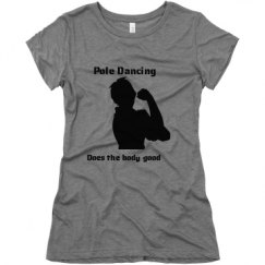 Ladies Slim Fit Super Soft Triblend Tee