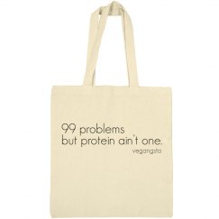99 problems canvas bag