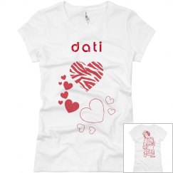 CW DATI BLUE GLITTER RED SLIMFIT