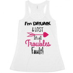 Ladies Flowy Racerback Tank