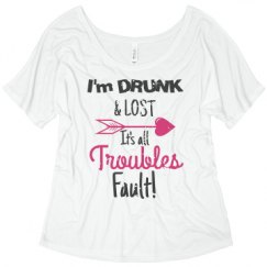 Ladies Flowy Slouchy Tee