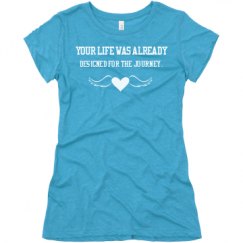 Ladies Slim Fit Super Soft Triblend Tee
