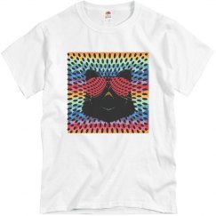 Majestic Cat Rainbow Tee