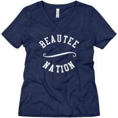 Ladies Relaxed Fit V-Neck Tee