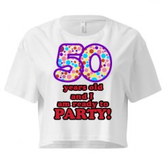 Ladies Festival Cali Crop Top Tee